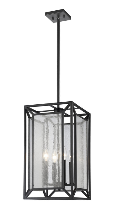 Z-Lite 6005-4BRZ Four Light Pendant, Bronze