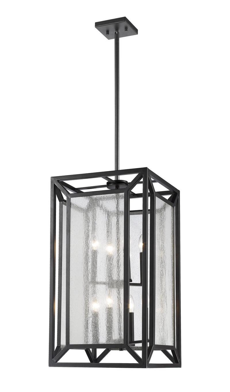 Z-Lite 6005-8BRZ Eight Light Chandelier, Bronze