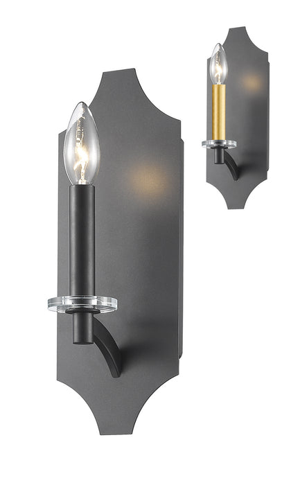 Z-Lite 6008-1S-BRZ One Light Wall Sconce, Bronze