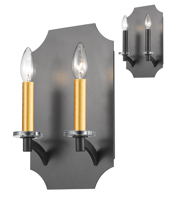 Z-Lite 6008-2S-BRZ Two Light Wall Sconce, Bronze