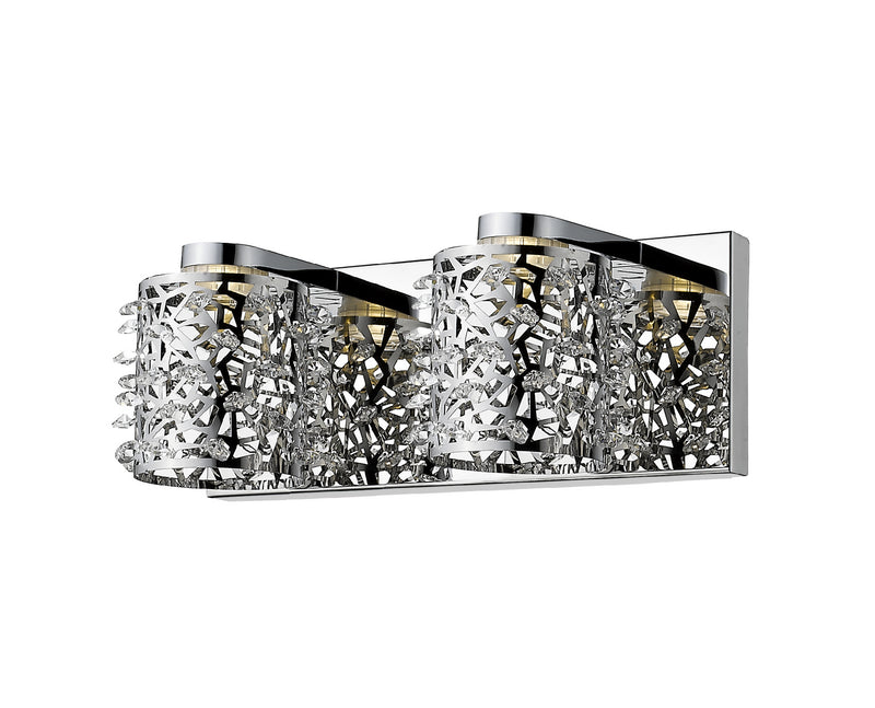 Z-Lite 906-2V-LED LED Vanity, Chrome