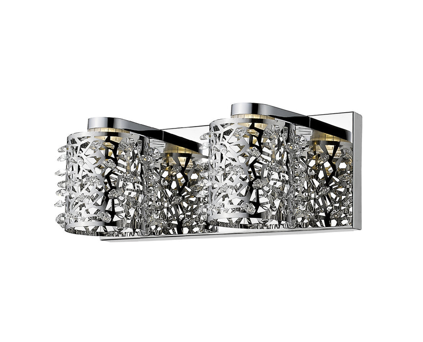 Z-Lite 906-2V-LED LED Vanity, Chrome