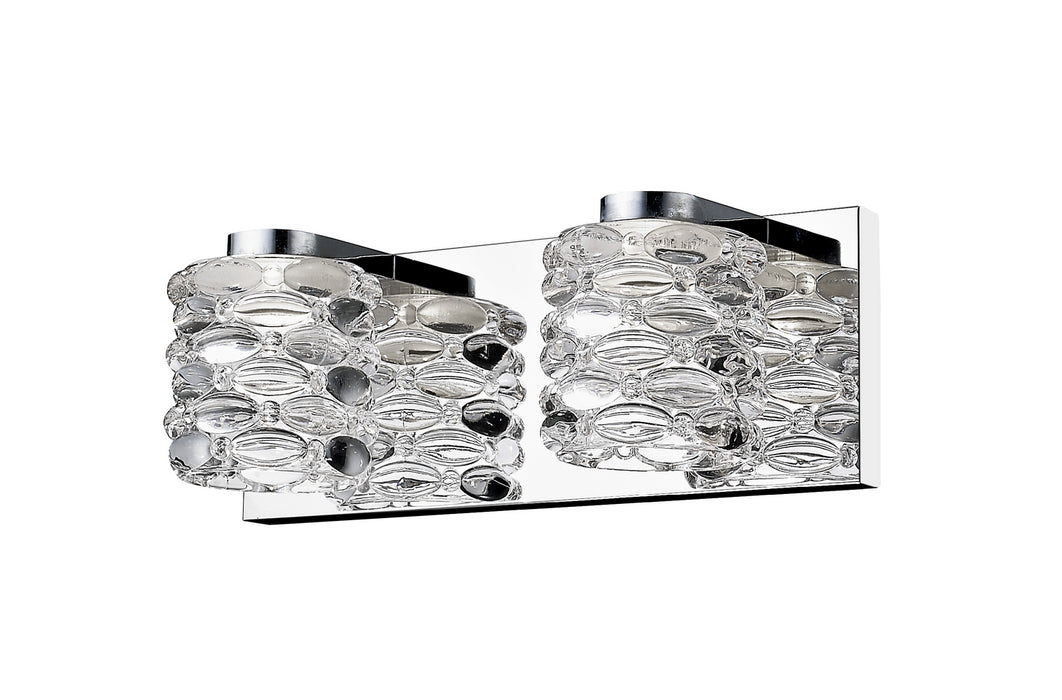 Z-Lite 907-2V-LED LED Vanity, Chrome