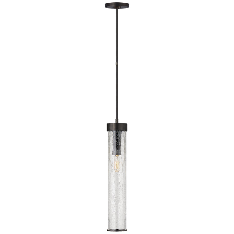 Visual Comfort Signature KW 5118BZ-CRG One Light Pendant, Bronze