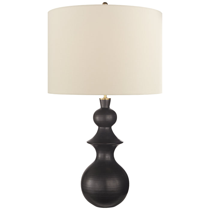 Visual Comfort Signature KS 3617MTB-L One Light Table Lamp, Metallic Black