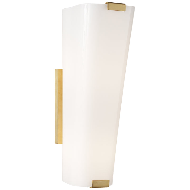 Visual Comfort Signature ARN 2310HAB-WG Two Light Wall Sconce, Hand-Rubbed Antique Brass