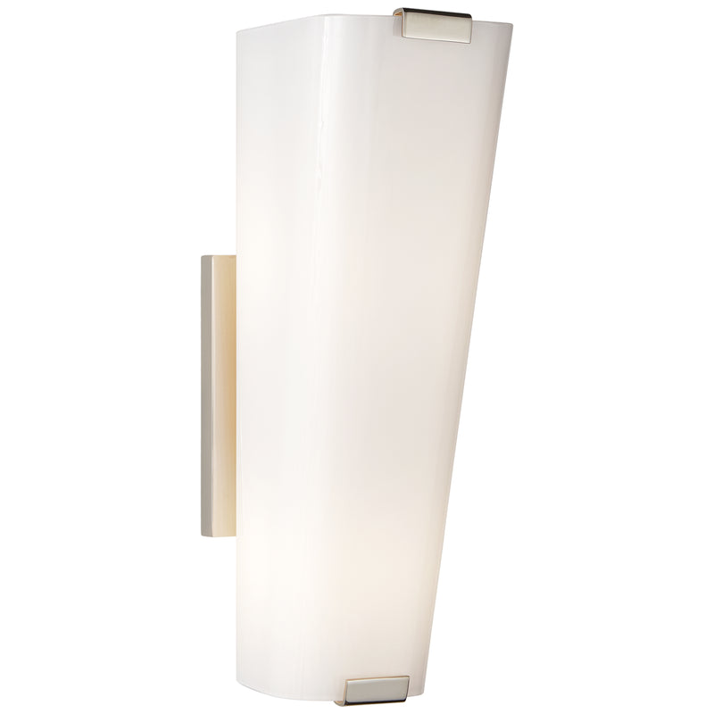 Visual Comfort Signature ARN 2310PN-WG Two Light Wall Sconce, Polished Nickel