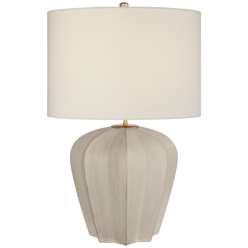 Visual Comfort Signature ARN 3611STW-L One Light Table Lamp, Stone White