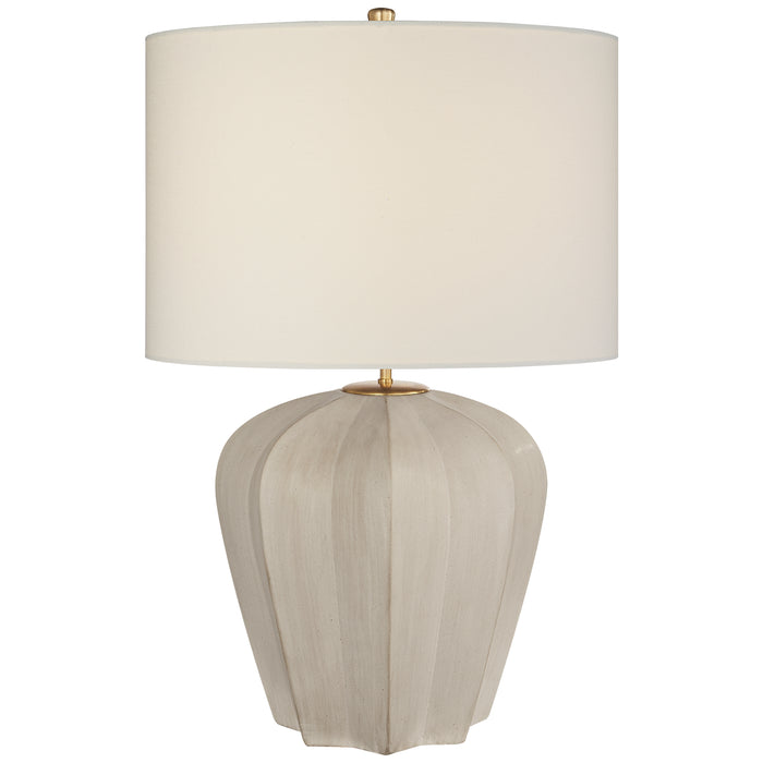 Visual Comfort Signature ARN 3611STW-L One Light Table Lamp, Stone White