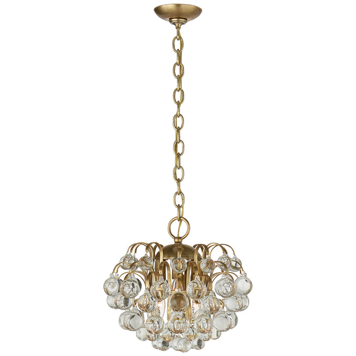 Visual Comfort Signature ARN 5122HAB-CG Six Light Chandelier, Hand-Rubbed Antique Brass