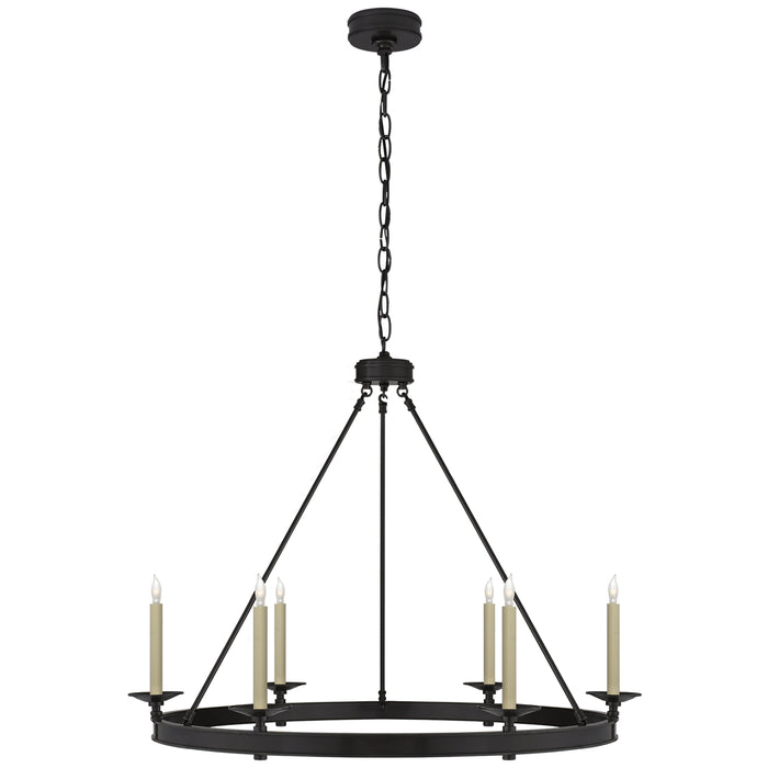 Visual Comfort Signature CHC 1601BZ Six Light Chandelier, Bronze
