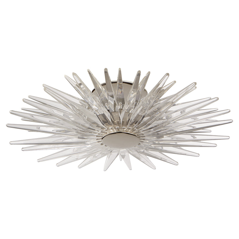 Visual Comfort Signature CHC 4509PN-CA LED Flush Mount, Polished Nickel