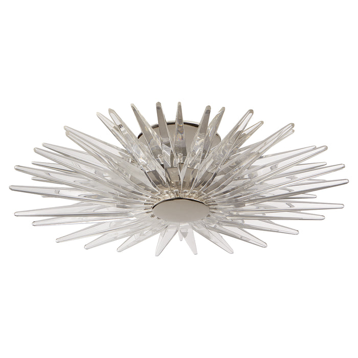 Visual Comfort Signature CHC 4509PN-CA LED Flush Mount, Polished Nickel