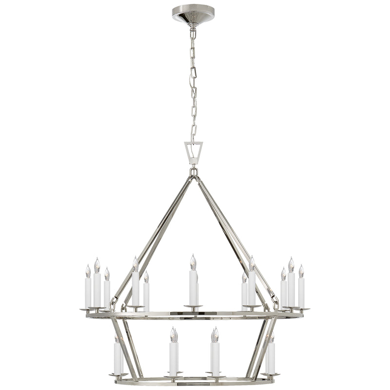 Visual Comfort Signature CHC 5178PN 20 Light Chandelier, Polished Nickel