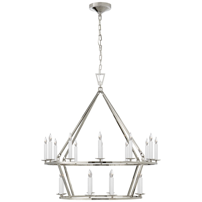 Visual Comfort Signature CHC 5178PN 20 Light Chandelier, Polished Nickel