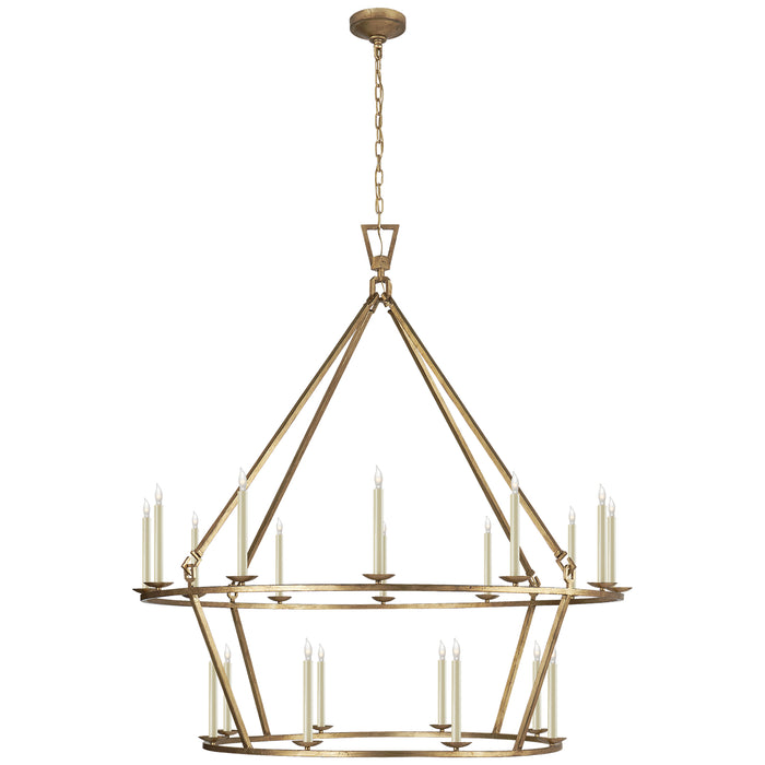 Visual Comfort Signature CHC 5199GI 20 Light Chandelier, Gilded Iron