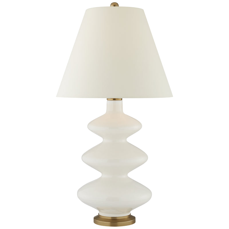 Visual Comfort Signature CS 3631IVO-PL One Light Table Lamp, Ivory