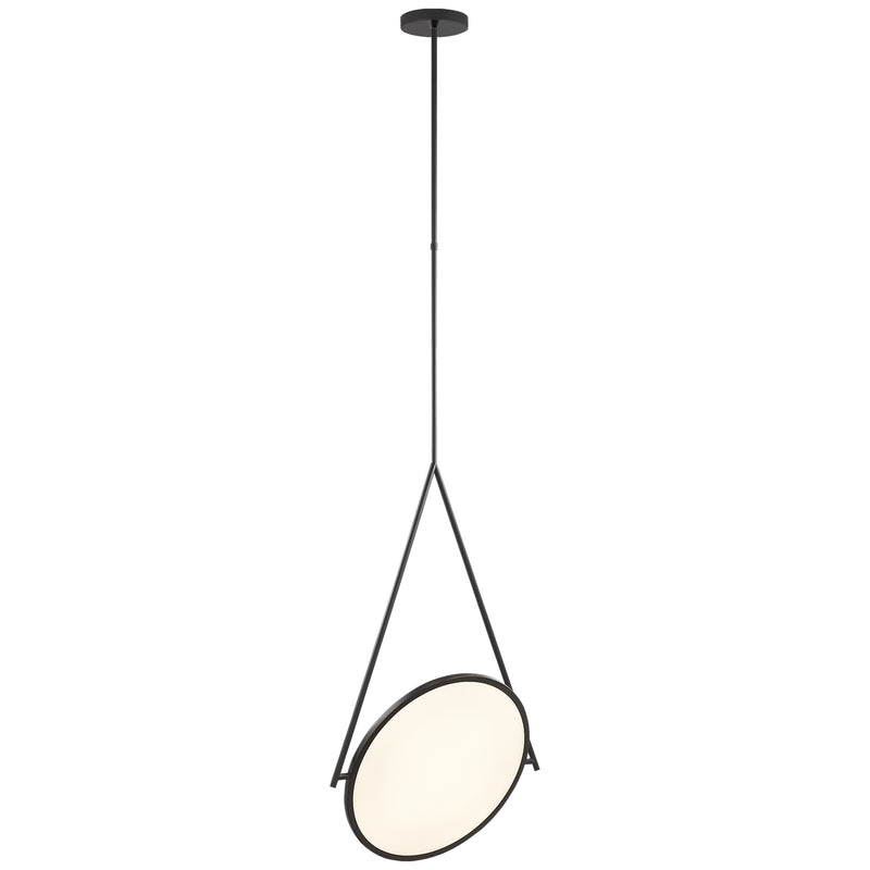Visual Comfort Signature PB 5005MBK LED Pendant, Matte Black