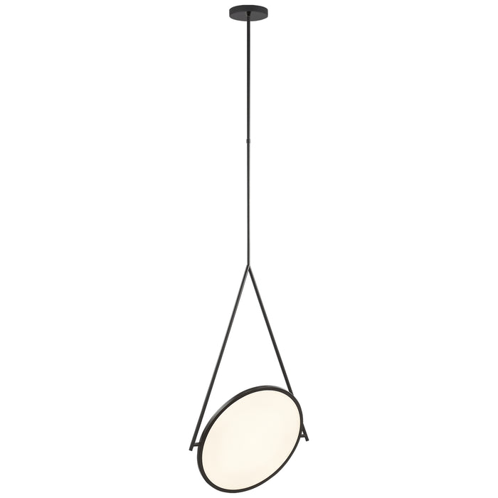 Visual Comfort Signature PB 5005MBK LED Pendant, Matte Black
