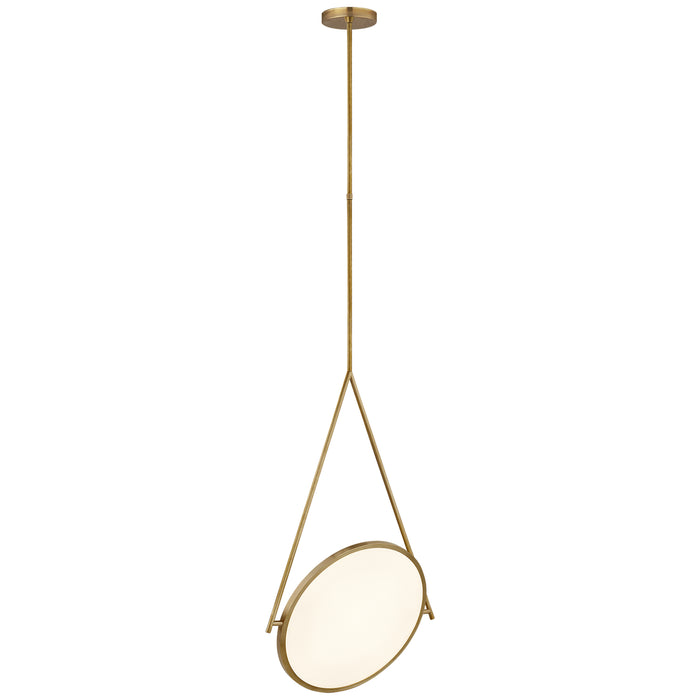 Visual Comfort Signature PB 5005NB LED Pendant, Natural Brass