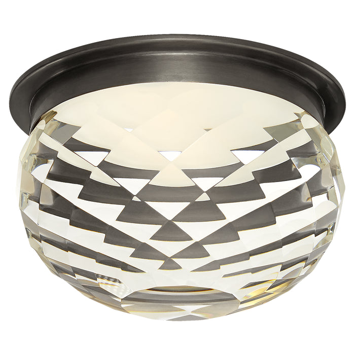 Visual Comfort Signature S 7000BZ-CG LED Flush Mount, Bronze