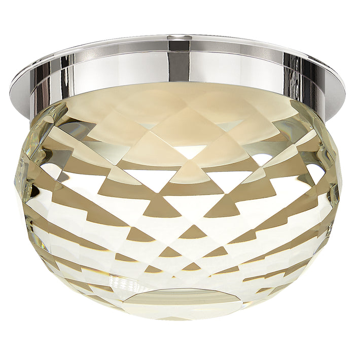 Visual Comfort Signature S 7000PN-CG LED Flush Mount, Polished Nickel