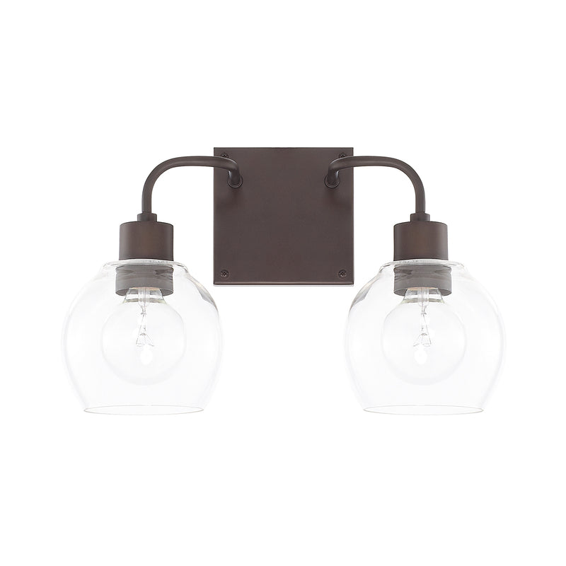 Capital Lighting 120021BZ-426 Two Light Vanity, Bronze