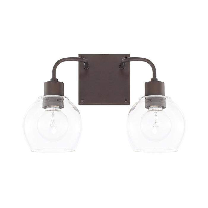 Capital Lighting 120021BZ-426 Two Light Vanity, Bronze