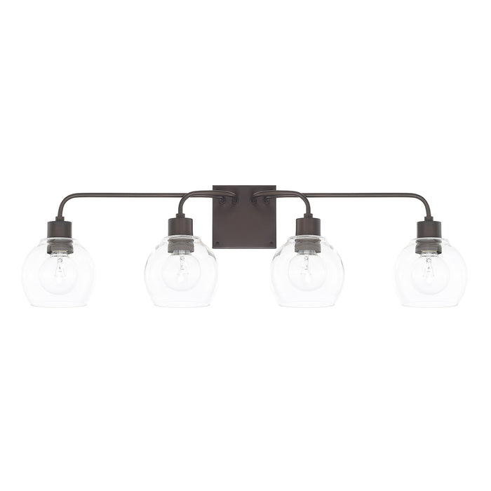 Capital Lighting 120041BZ-426 Four Light Vanity, Bronze