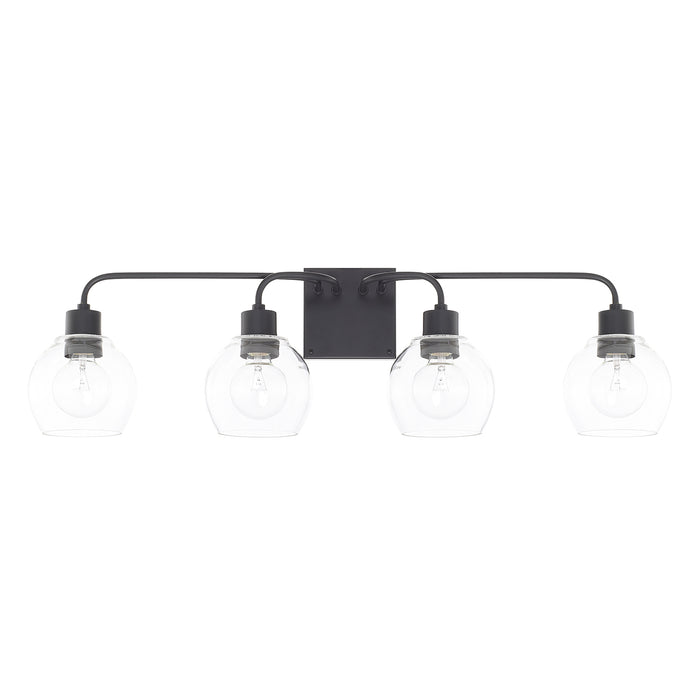 Capital Lighting 120041MB-426 Four Light Vanity, Matte Black
