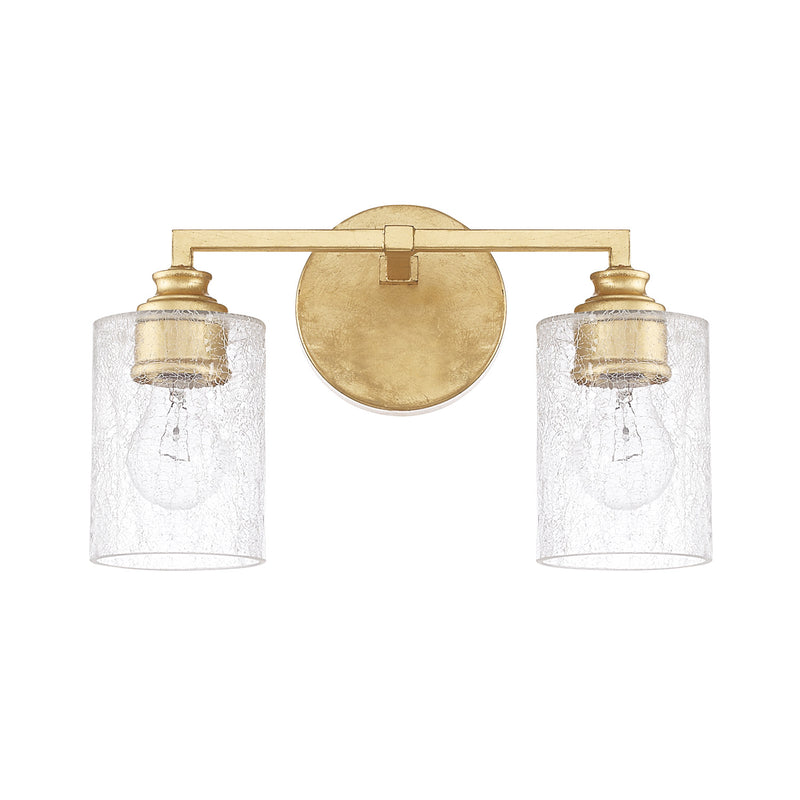 Capital Lighting 120521CG-422 Two Light Vanity, Capital Gold