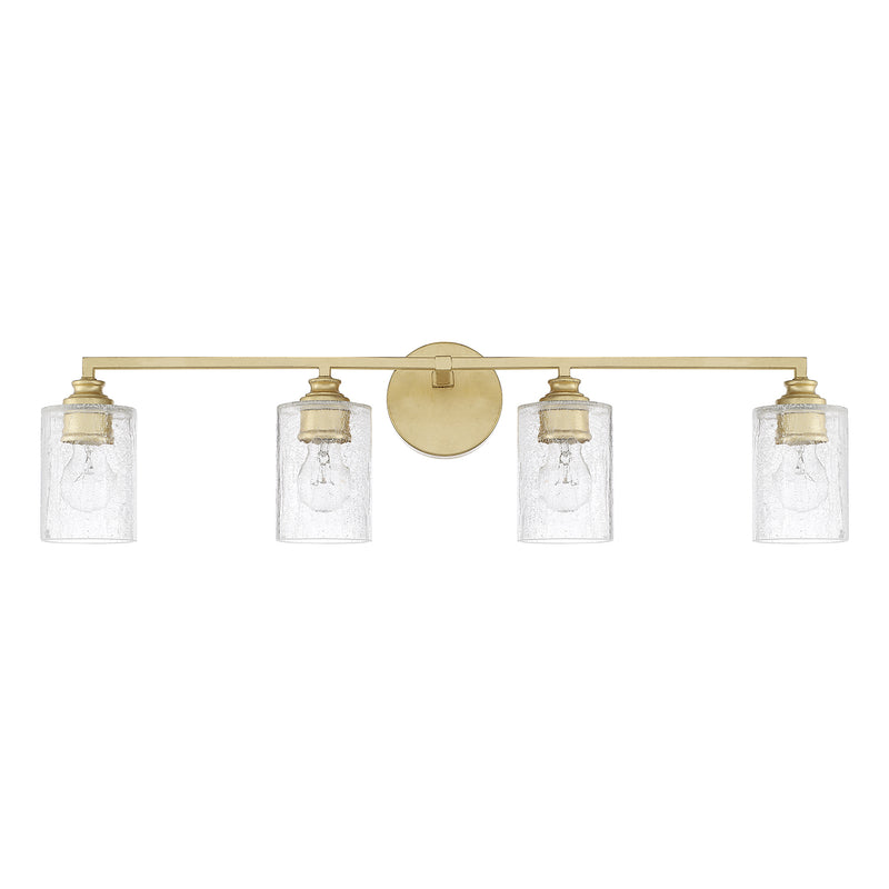 Capital Lighting 120541CG-422 Four Light Vanity, Capital Gold