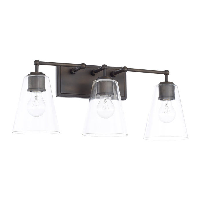 Capital Lighting 121731OB-431 Three Light Vanity, Old Bronze