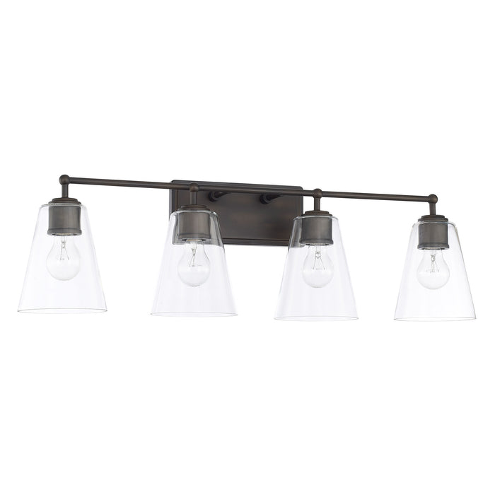 Capital Lighting 121741OB-431 Four Light Vanity, Old Bronze