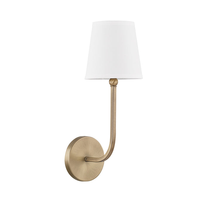 Capital Lighting 619311AD-674 One Light Wall Sconce, Aged Brass