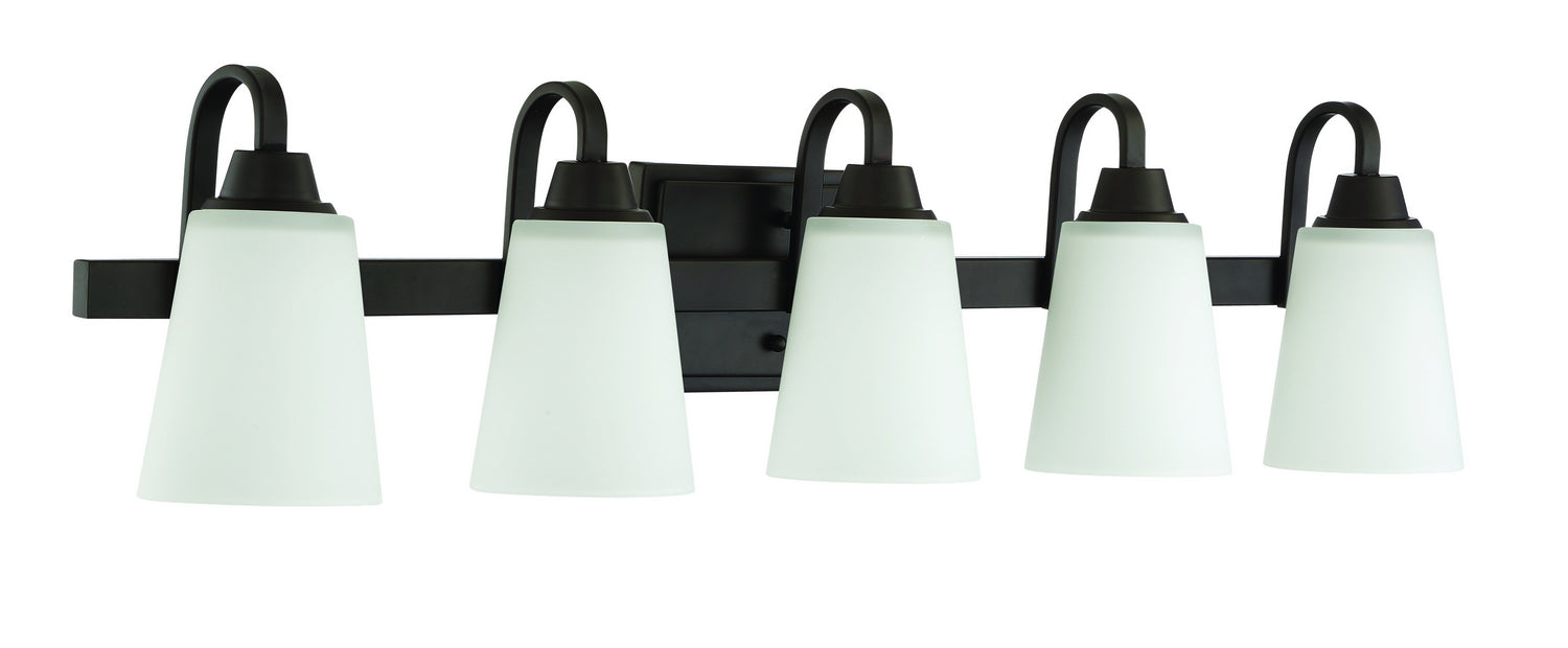 Craftmade 41905-ESP Five Light Vanity, Espresso