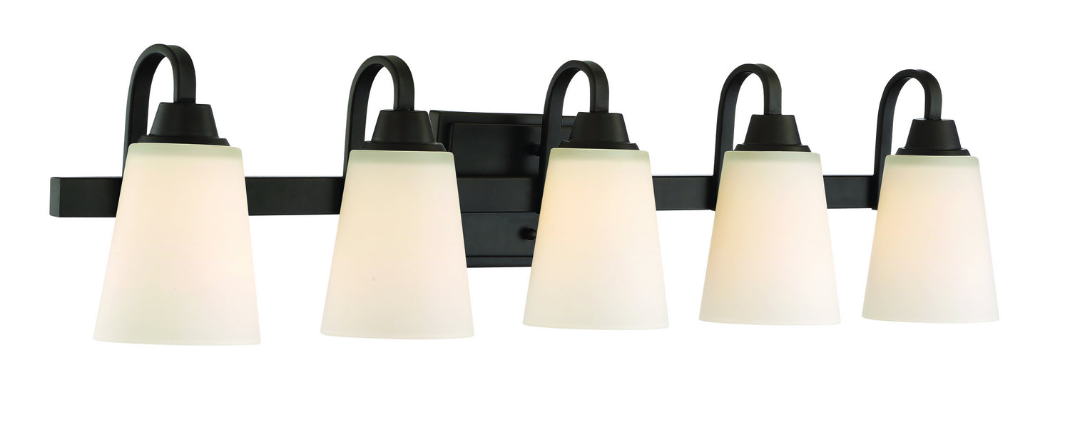 Craftmade 41905-ESP Five Light Vanity, Espresso