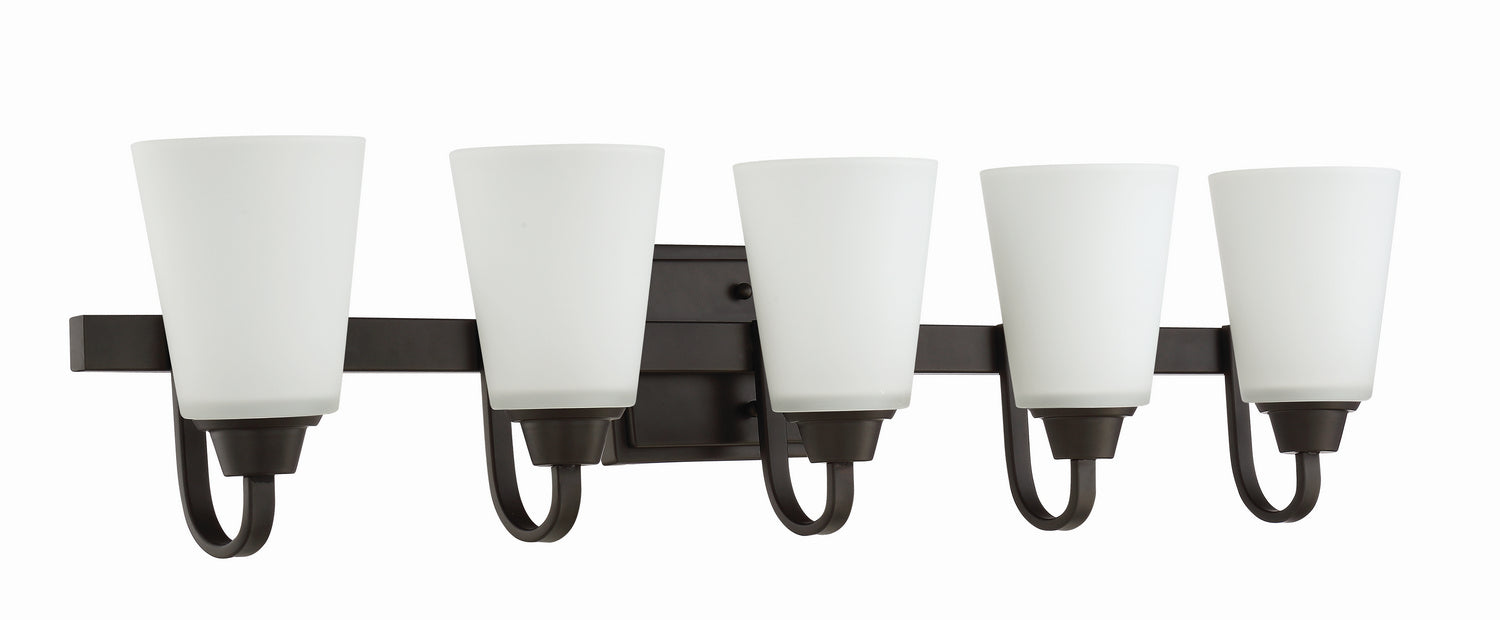 Craftmade 41905-ESP Five Light Vanity, Espresso