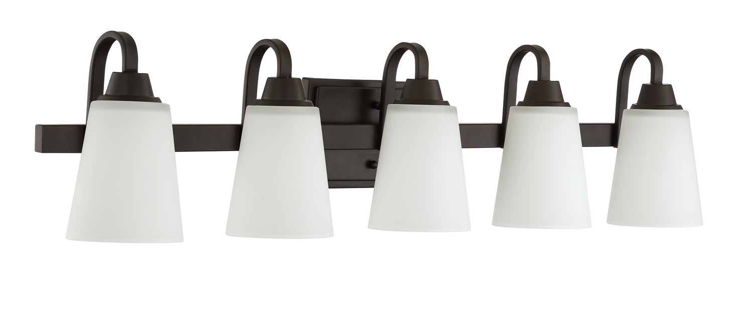Craftmade 41905-ESP Five Light Vanity, Espresso