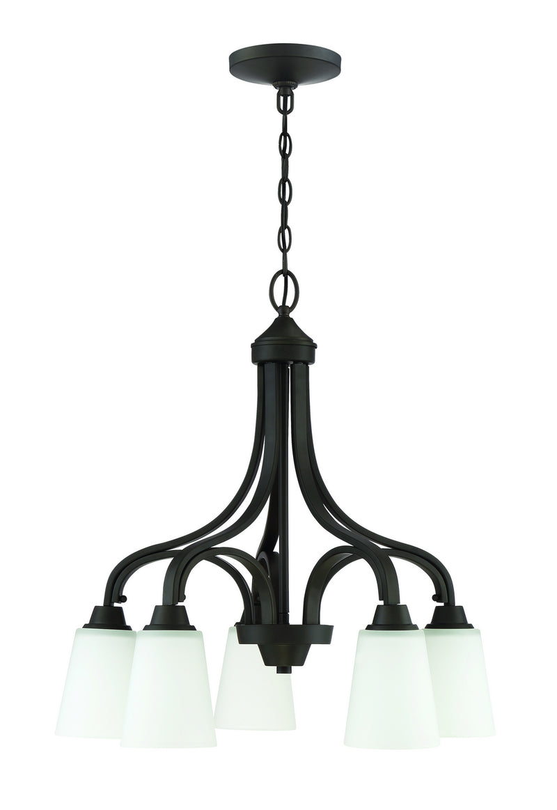 Craftmade 41915-ESP Five Light Chandelier, Espresso