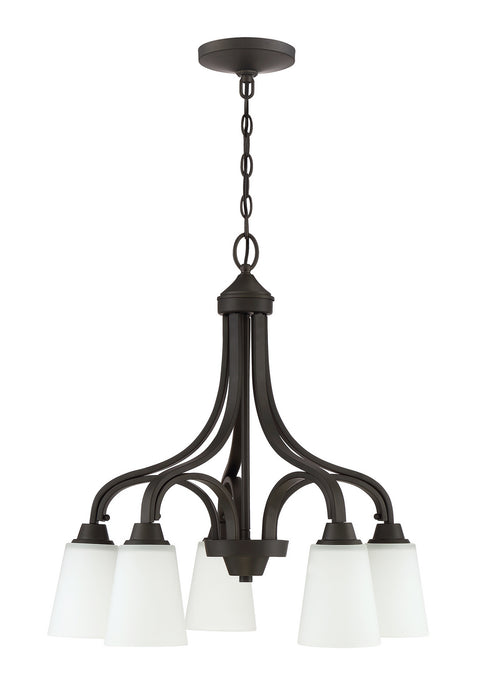 Craftmade 41915-ESP Five Light Chandelier, Espresso