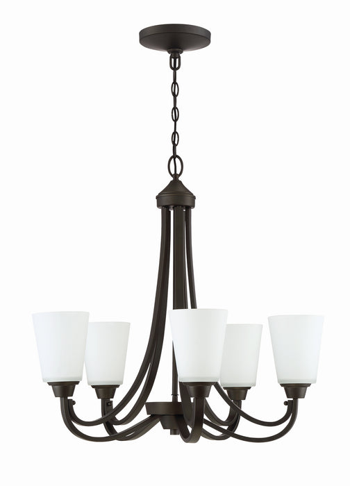 Craftmade 41925-ESP Five Light Chandelier, Espresso
