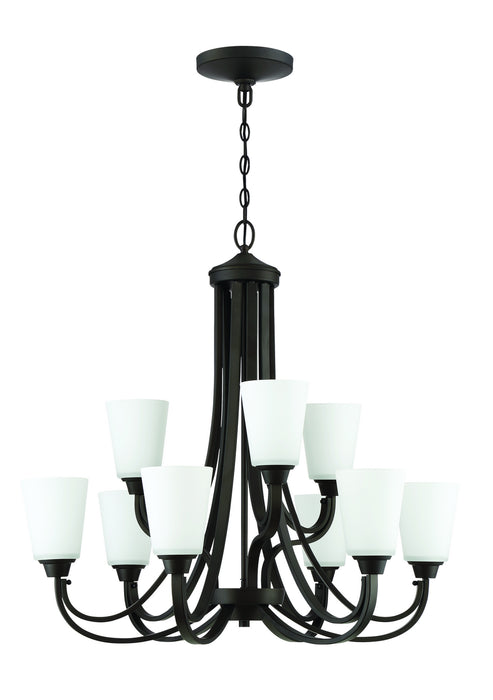 Craftmade 41929-ESP Nine Light Chandelier, Espresso
