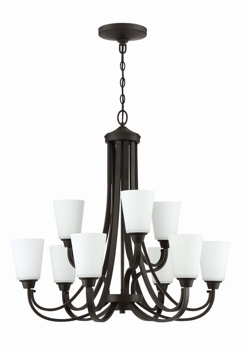 Craftmade 41929-ESP Nine Light Chandelier, Espresso