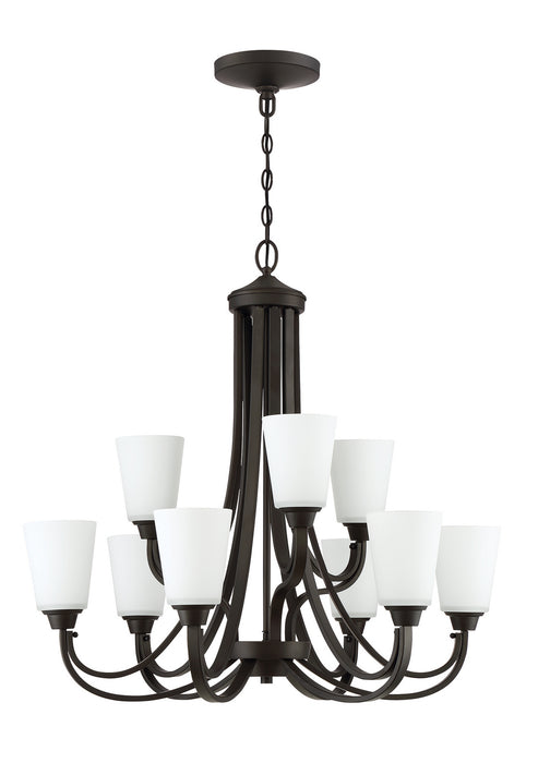 Craftmade 41929-ESP Nine Light Chandelier, Espresso