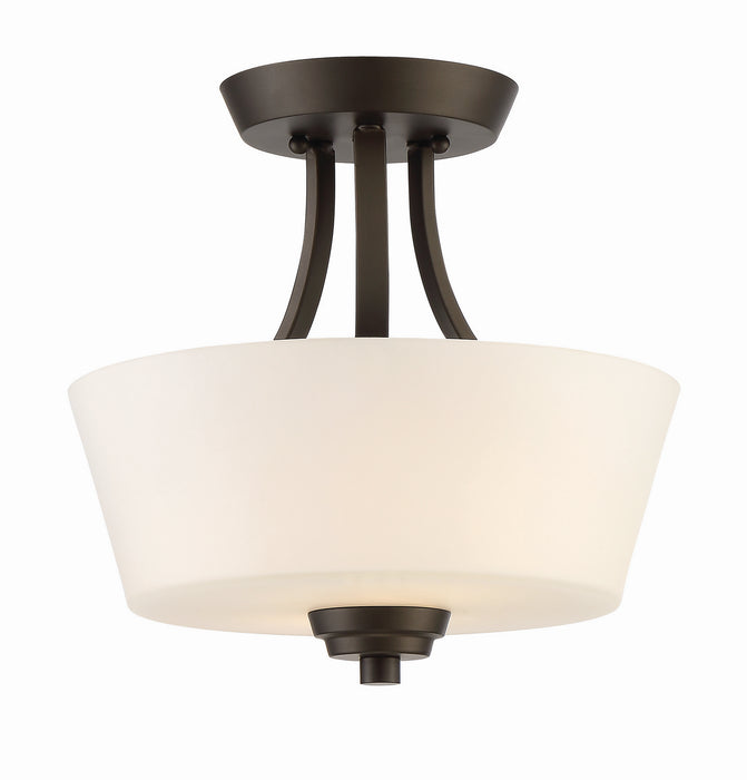 Craftmade 41952-ESP Two Light Convertible Semi Flush, Espresso