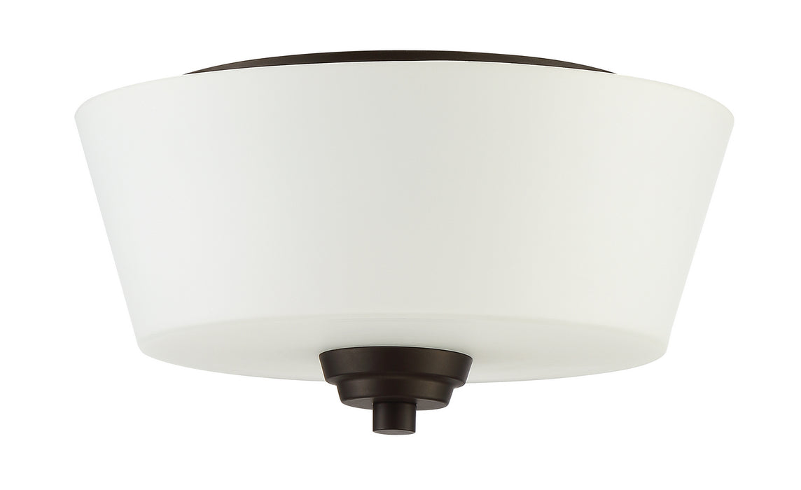 Craftmade 41982-ESP Two Light Flushmount, Espresso