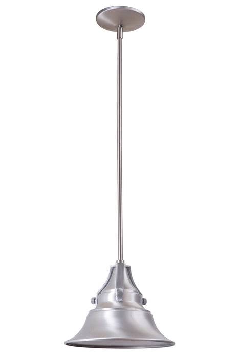 Craftmade Z4401-SA One Light Pendant, Satin Aluminum