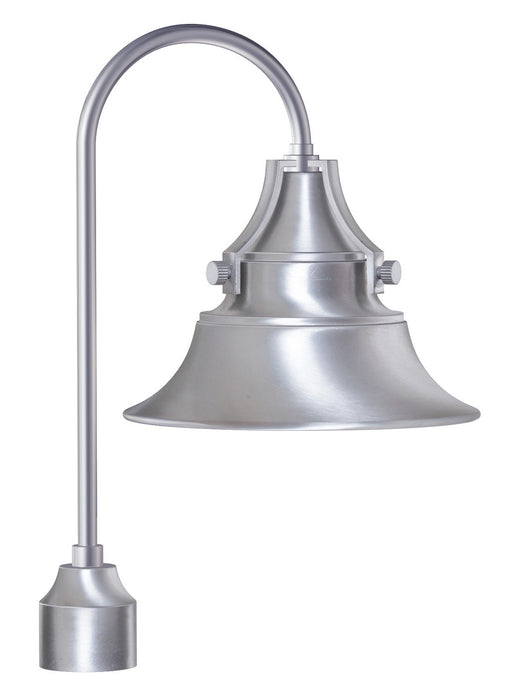 Craftmade Z4415-SA One Light Post Mount, Satin Aluminum
