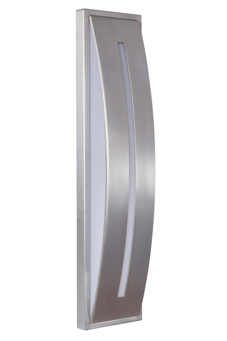 Craftmade Z9402-SA-LED LED Outdoor Pocket Sconce, Satin Aluminum